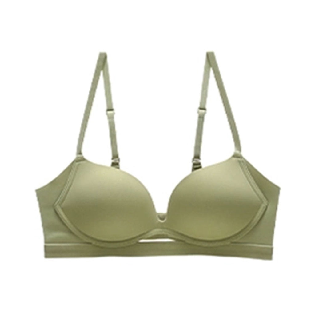 (SG InStock) Up Lift Fashionable Seamless Glossy Wirless Bra (Wireless. Seamless. Strapless) - MBA03