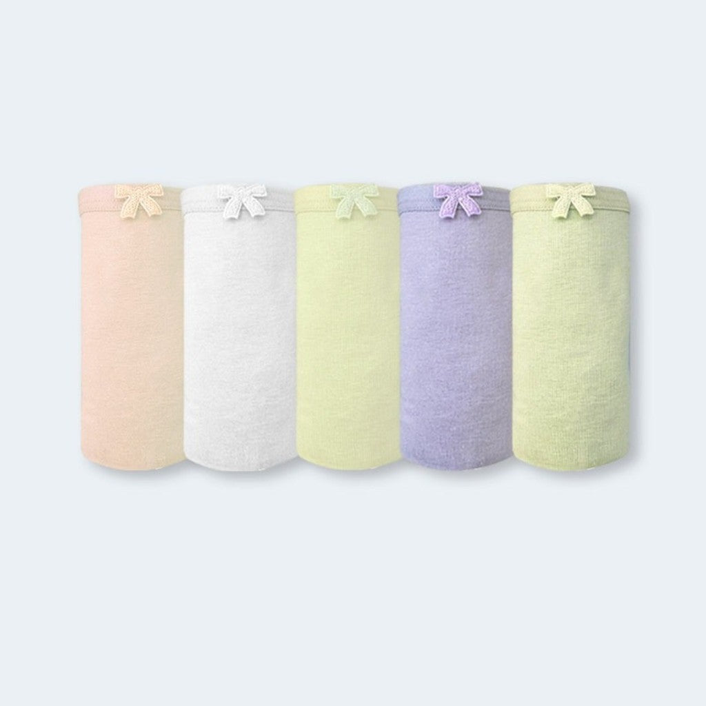 (SG InStock) 5 Pcs Set Low-Waist Antibacterial Cotton Panties (Ladies. Girls. Panty. Underwear. Underpants) LPT 11-24