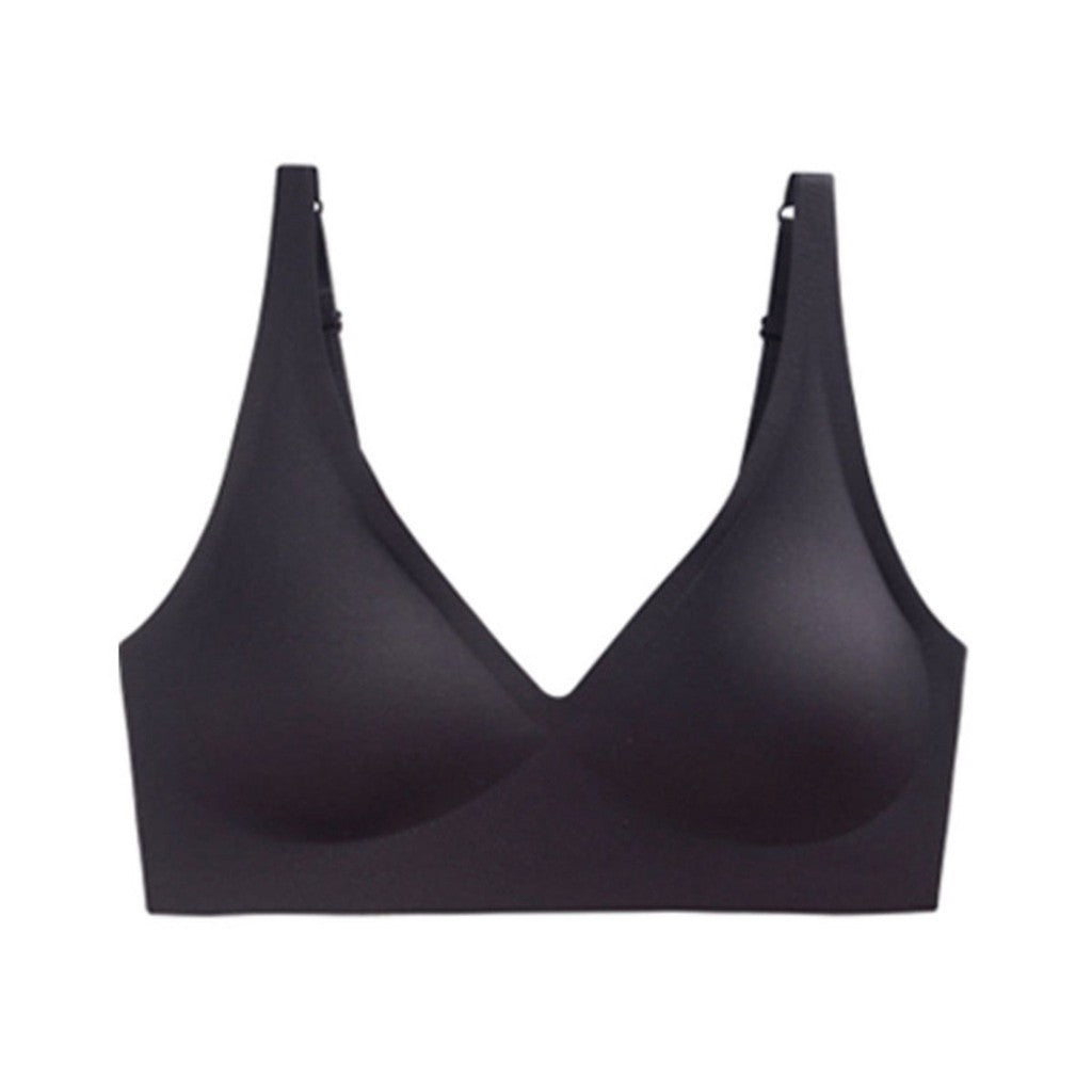 (SG InStock) Japan Suji Bra Seamless Wireless V Neck Latex Bra (Seamless. Strapless. Sports) - TSB13