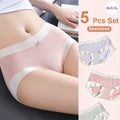 (SG InStock) Japan Patent Modal Wormwood Antibacterial 4 / 5 pcs Panties. Seamless Underwear, Modal. Comfy- SPT10