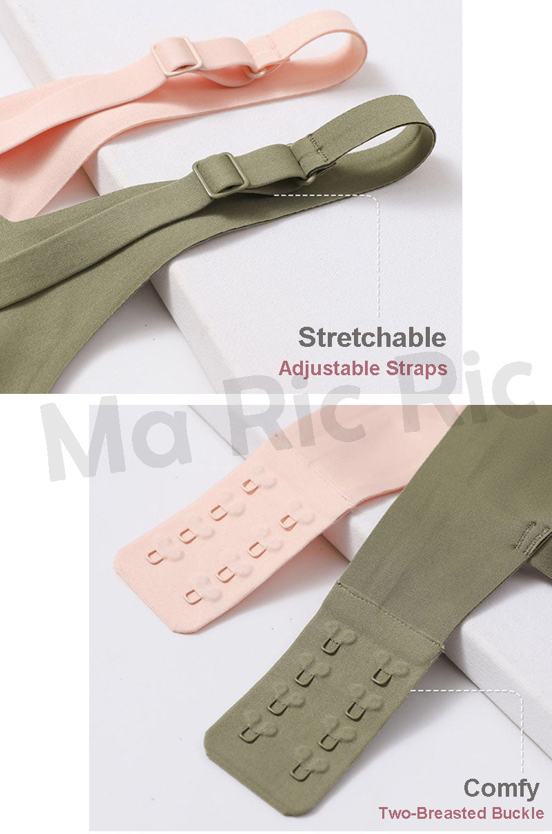 (SG InStock) Metwo Square Pad Jelly Support Latex Bra. Many Design (Seamless. Strapless. Comfy. Sports) - TSB10