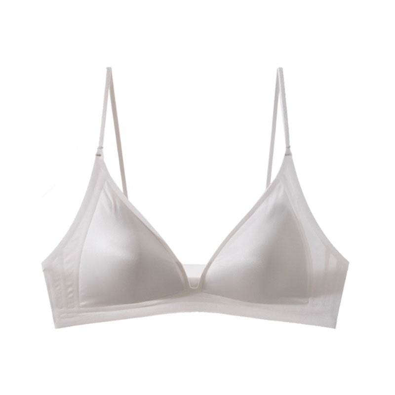 (SG InStock) MaRicRic SilkEase French Style Seamless Wireless Triangle Bra (Wireless. Seamless. lingerie) - TSB35