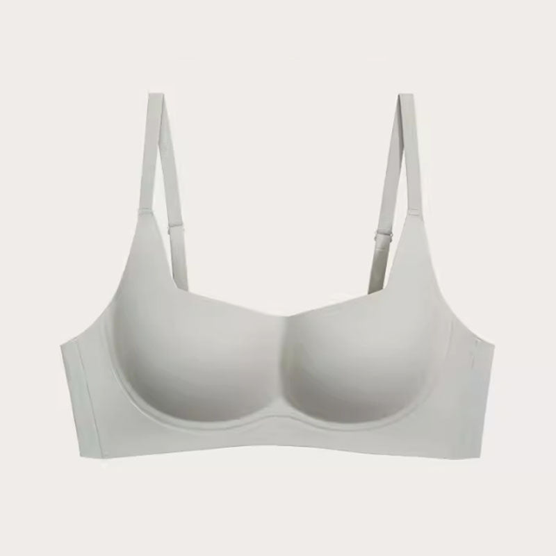 (SG InStock) Bouncy Thick Padding Scoop Neck Push Up Wireless Bra (Wireless. Seamless. lingerie) - MBA19