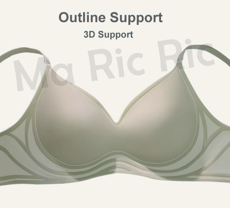 (SG InStock) Jelly Touch Cooling Outline Support Latex Bra. (Seamless. Strapless. Sports) - TSB22