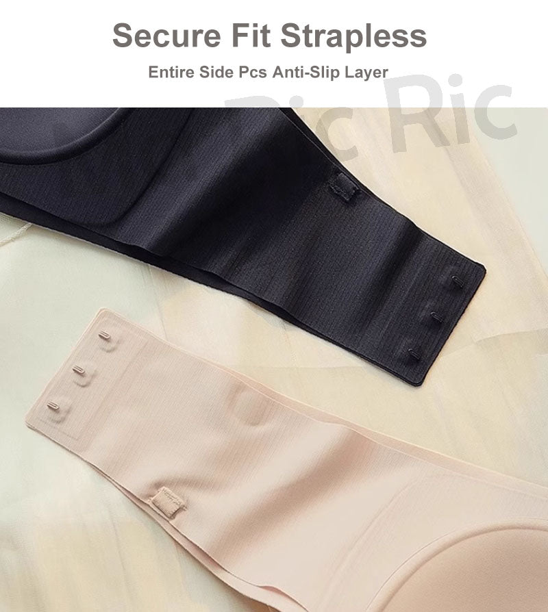 (SG InStock) Ma Ric Ric Cloud-Like Secure Fit Anti-Slip Strapless Tube Bra (Wireless. Seamless. lingerie) - TSB26
