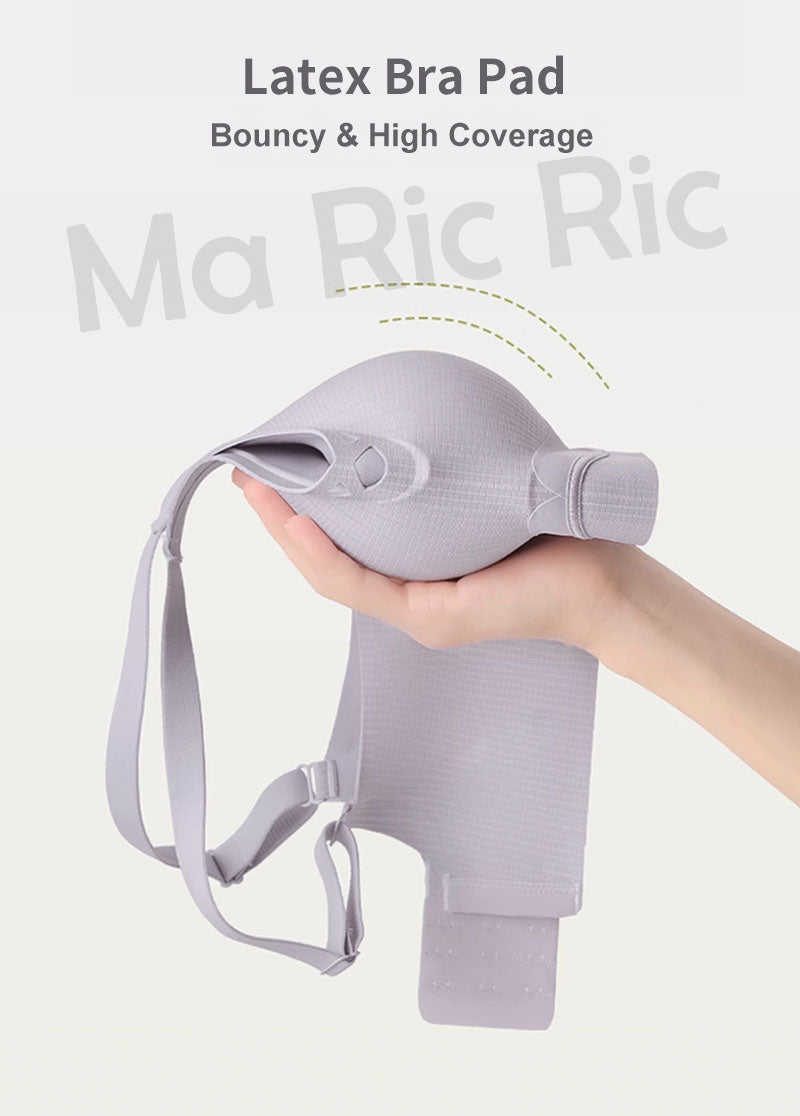 (SG InStock) Ma Ric Ric Natural Lifting Soft Support Wireless Latex Bra (Wireless. Seamless. lingerie) - TSB27