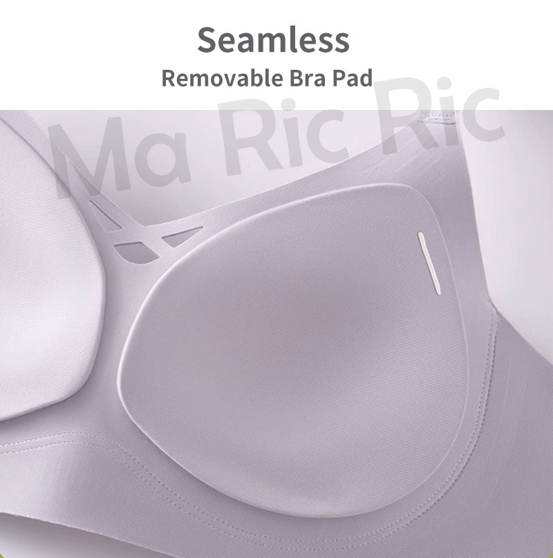 (SG InStock) Ma Ric Ric Natural Lifting Soft Support Wireless Latex Bra (Wireless. Seamless. lingerie) - TSB27