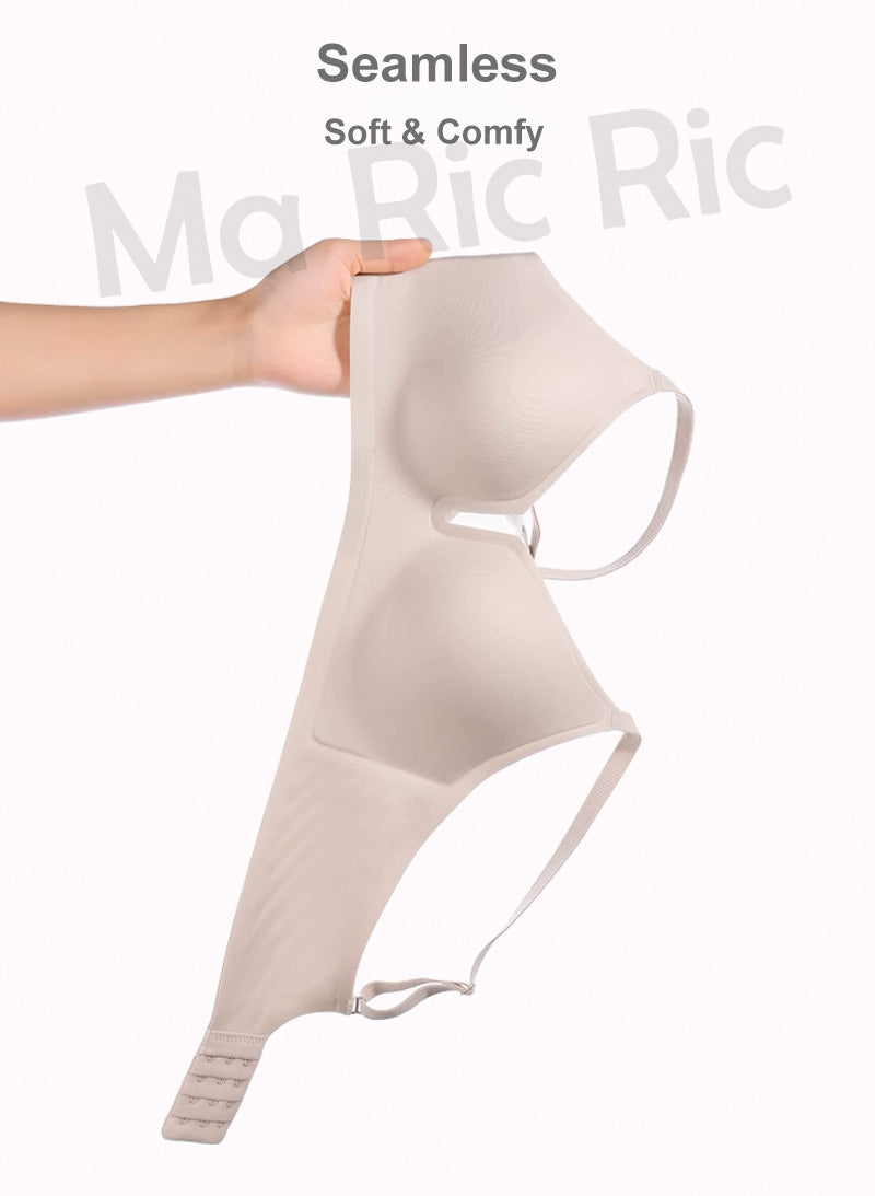 (SG InStock) Ma Ric Ric Silky Soft Jelly Support Fixed Pad Wireless Latex Bra (Wireless. Seamless. lingerie) - TSB28