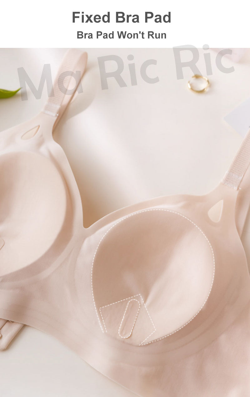 [SG InStock] MaRicRic AirSkin Ultra Thin Glossy Cooling Seamless Wireless Bra (Wireless. Seamless. lingerie) - TSB34