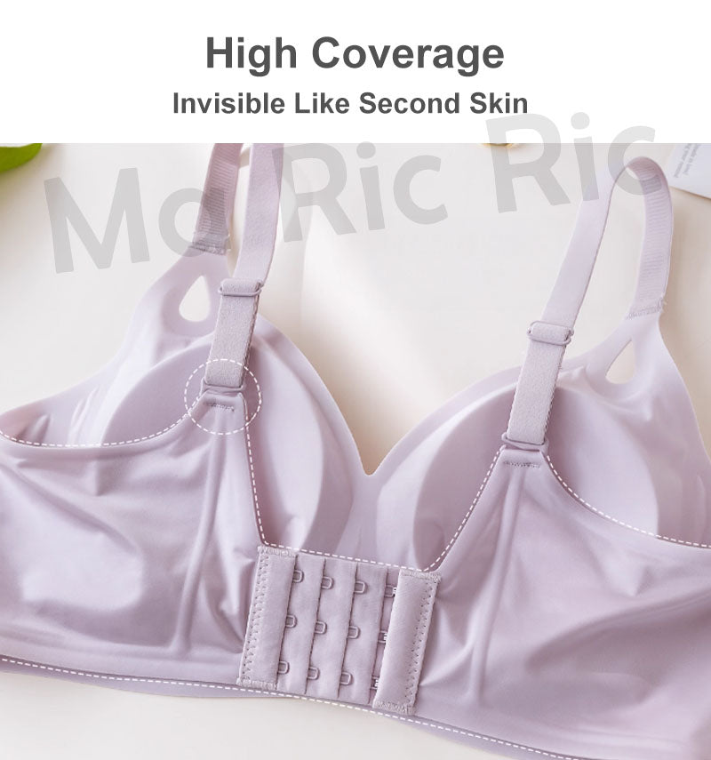 [SG InStock] MaRicRic AirSkin Ultra Thin Glossy Cooling Seamless Wireless Bra (Wireless. Seamless. lingerie) - TSB34